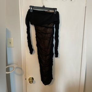 Off the shoulder formal dress